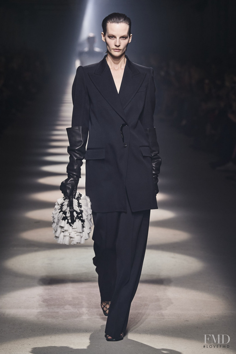 Sara Blomqvist featured in  the Givenchy fashion show for Autumn/Winter 2020