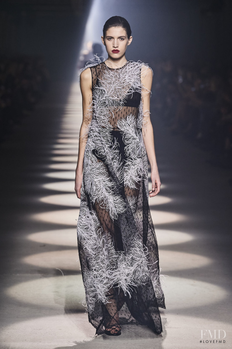Andrea Langfeldt featured in  the Givenchy fashion show for Autumn/Winter 2020