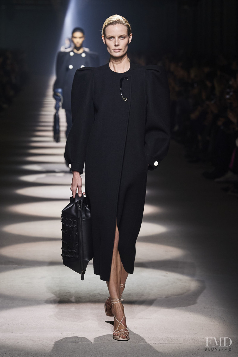 Marlijn Hoek featured in  the Givenchy fashion show for Autumn/Winter 2020