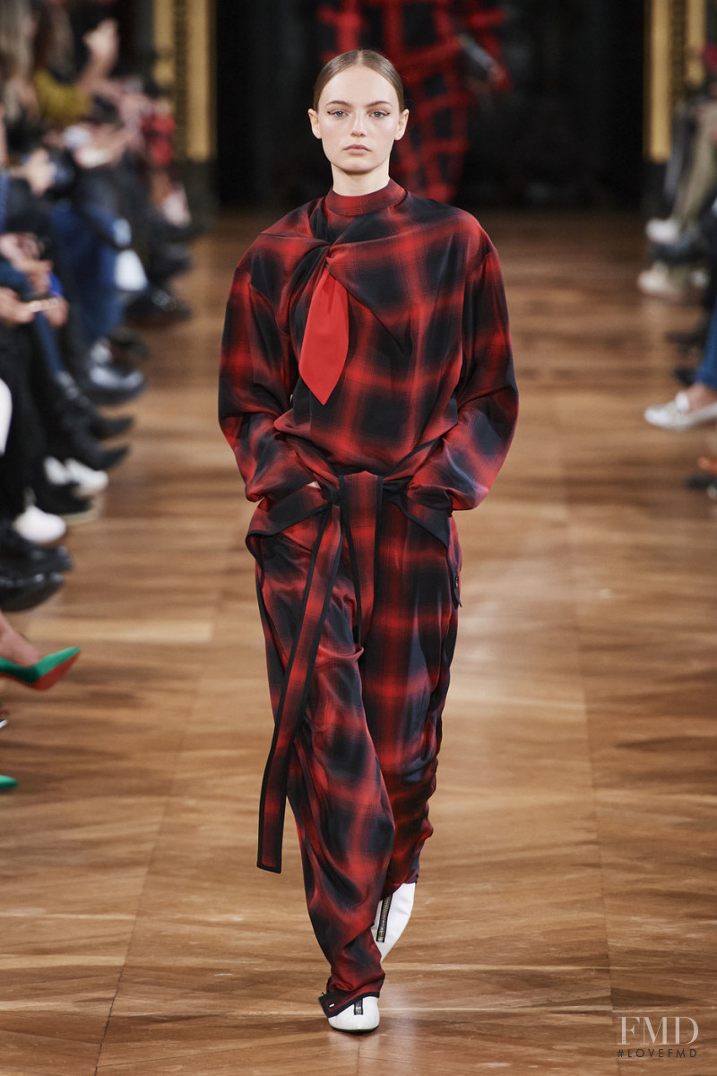 Fran Summers featured in  the Stella McCartney fashion show for Autumn/Winter 2020