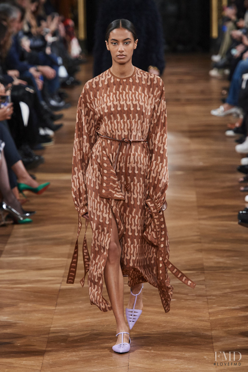 Sacha Quenby featured in  the Stella McCartney fashion show for Autumn/Winter 2020