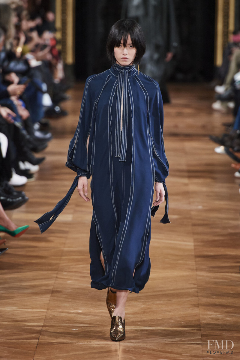 Charlotte Yidan Huang featured in  the Stella McCartney fashion show for Autumn/Winter 2020