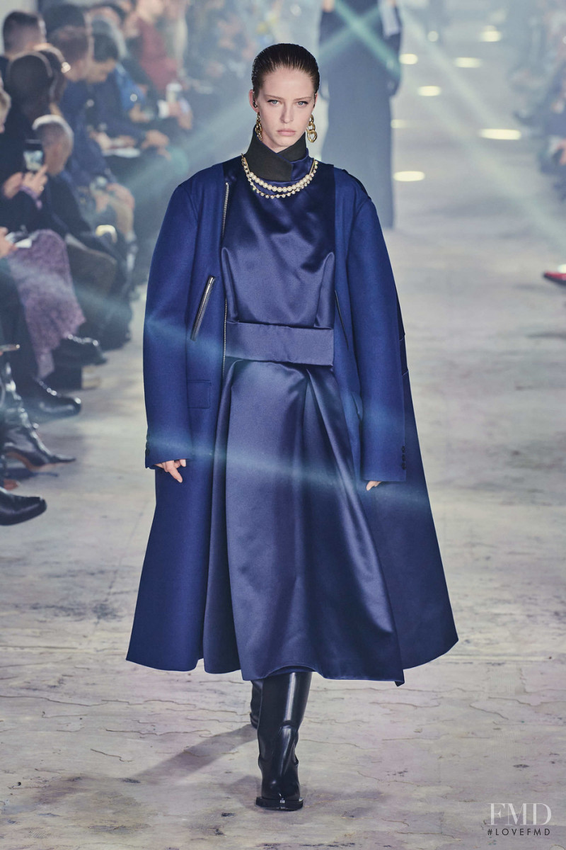 Abby Champion featured in  the Sacai fashion show for Autumn/Winter 2020