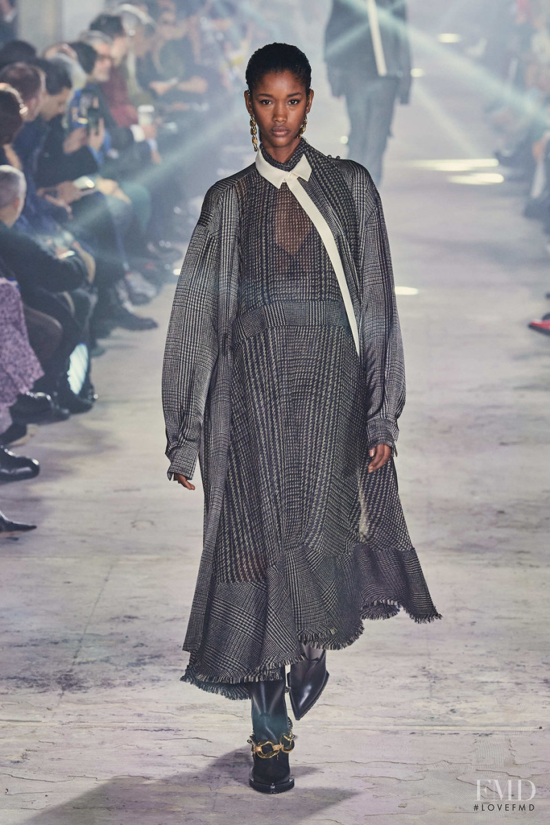 Lissandra Blanco featured in  the Sacai fashion show for Autumn/Winter 2020