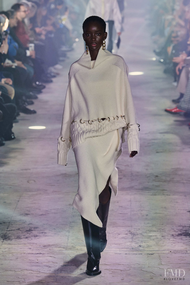 Maty Fall Diba featured in  the Sacai fashion show for Autumn/Winter 2020