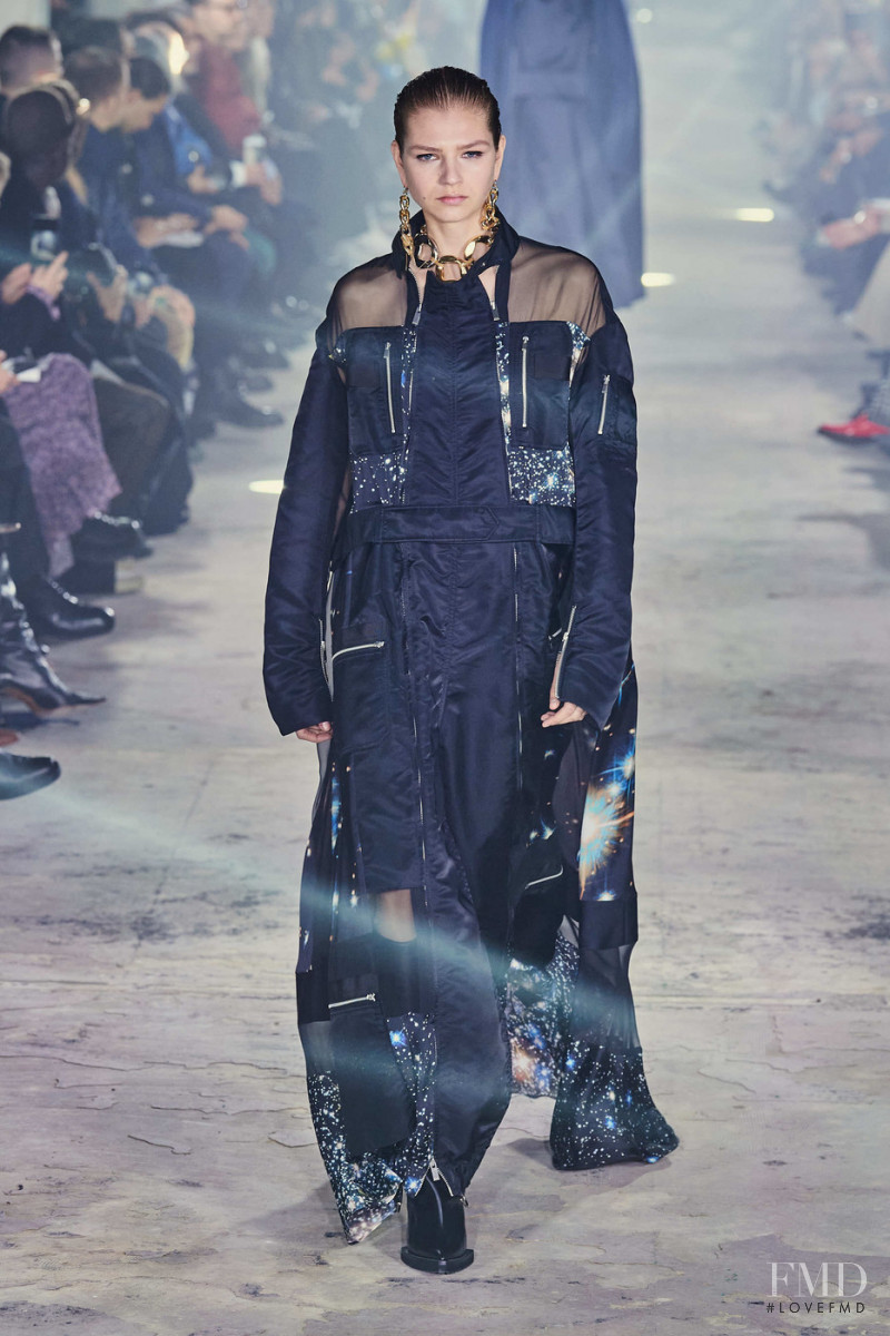 Deirdre Firinne featured in  the Sacai fashion show for Autumn/Winter 2020