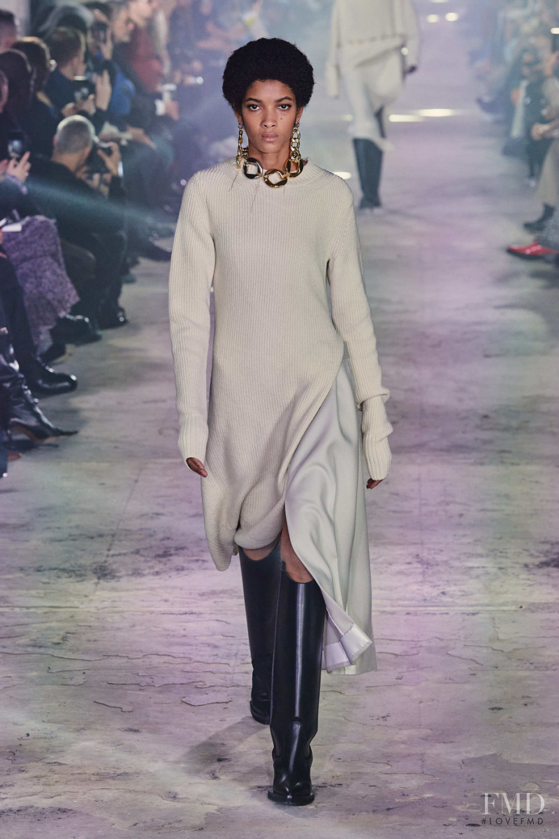 Licett Morillo featured in  the Sacai fashion show for Autumn/Winter 2020