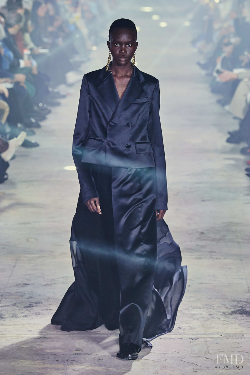 Achenrin Madit featured in  the Sacai fashion show for Autumn/Winter 2020