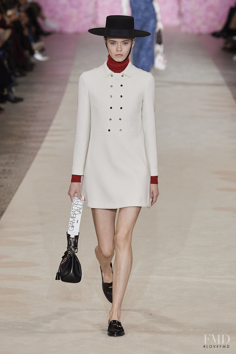 Maike Inga featured in  the Giambattista Valli fashion show for Autumn/Winter 2020