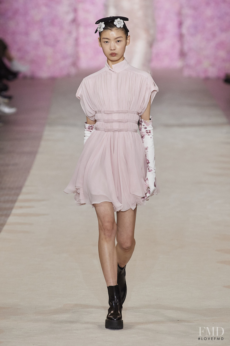 Tang He featured in  the Giambattista Valli fashion show for Autumn/Winter 2020