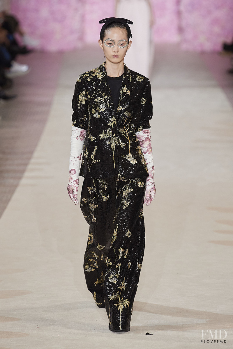 Hyun Ji Shin featured in  the Giambattista Valli fashion show for Autumn/Winter 2020