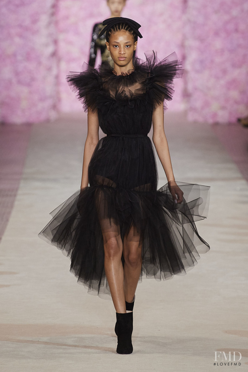 Janaye Furman featured in  the Giambattista Valli fashion show for Autumn/Winter 2020