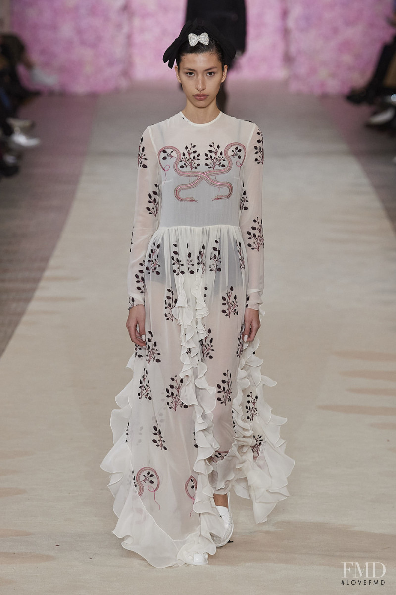 Eliza Scarlett Rutson Pang featured in  the Giambattista Valli fashion show for Autumn/Winter 2020