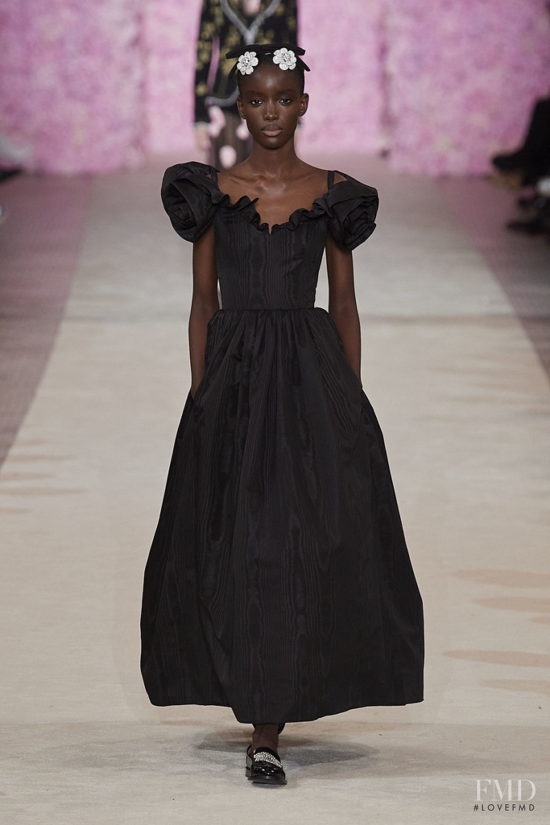 Maty Fall Diba featured in  the Giambattista Valli fashion show for Autumn/Winter 2020