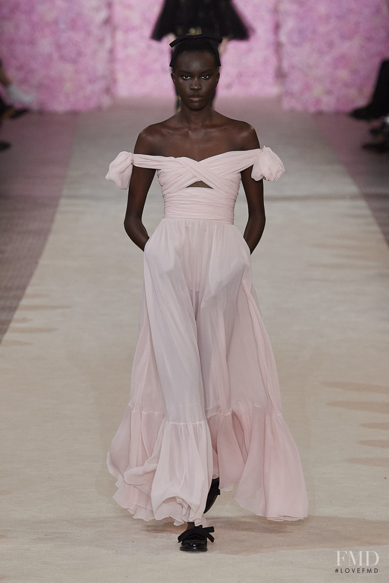 Achenrin Madit featured in  the Giambattista Valli fashion show for Autumn/Winter 2020