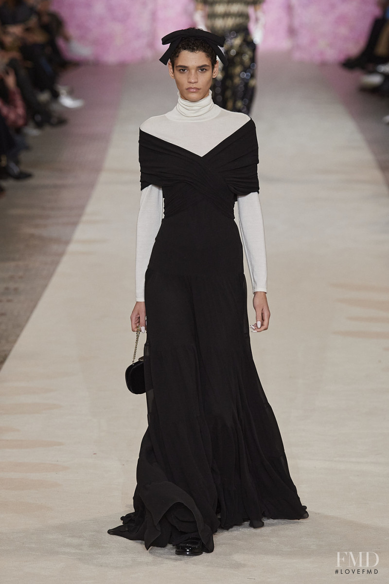 Kerolyn Soares featured in  the Giambattista Valli fashion show for Autumn/Winter 2020