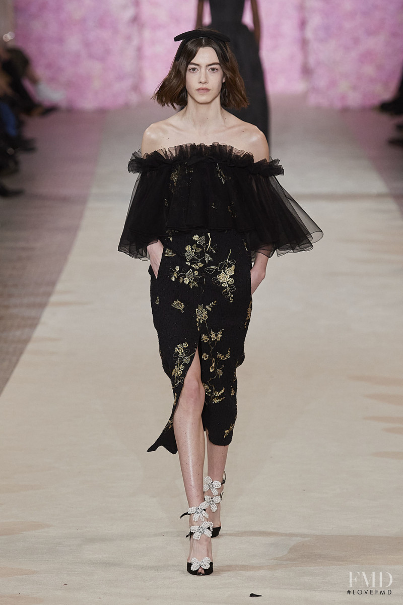 Clea Beuret featured in  the Giambattista Valli fashion show for Autumn/Winter 2020
