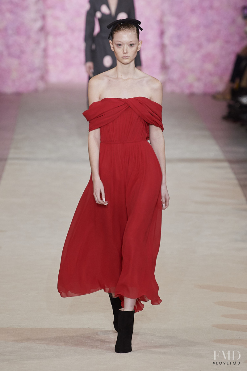 Sara Grace Wallerstedt featured in  the Giambattista Valli fashion show for Autumn/Winter 2020