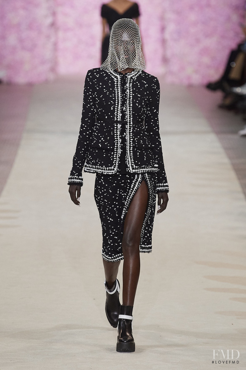 Mammina Aker featured in  the Giambattista Valli fashion show for Autumn/Winter 2020