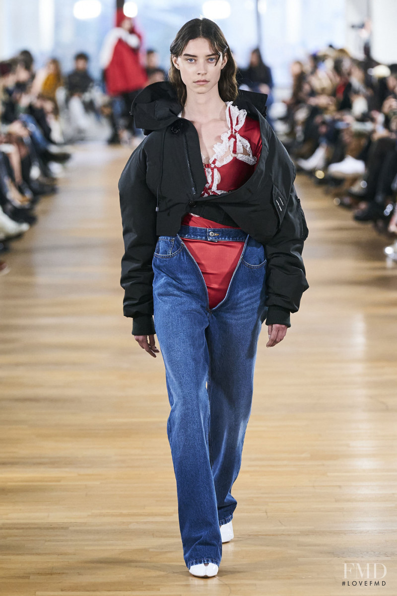 Vitalina Burton featured in  the Y/Project fashion show for Autumn/Winter 2020
