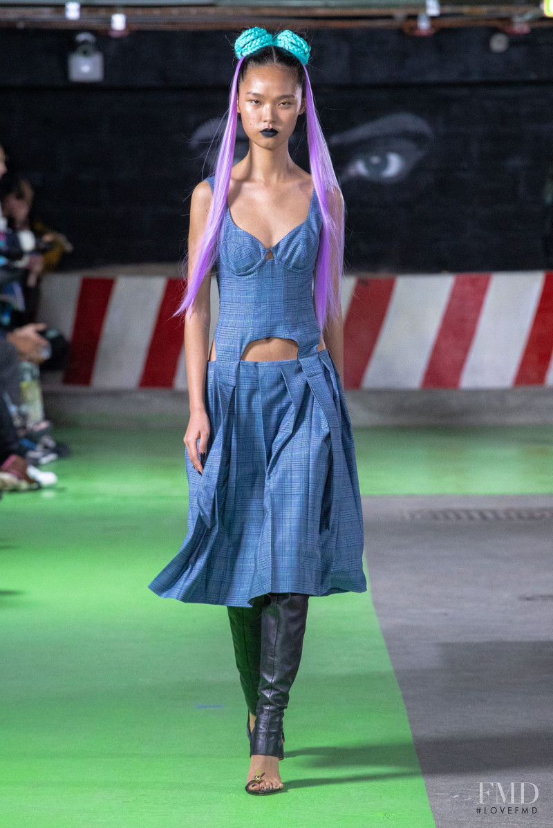 Gu Haizhu featured in  the Natasha Zinko fashion show for Autumn/Winter 2020