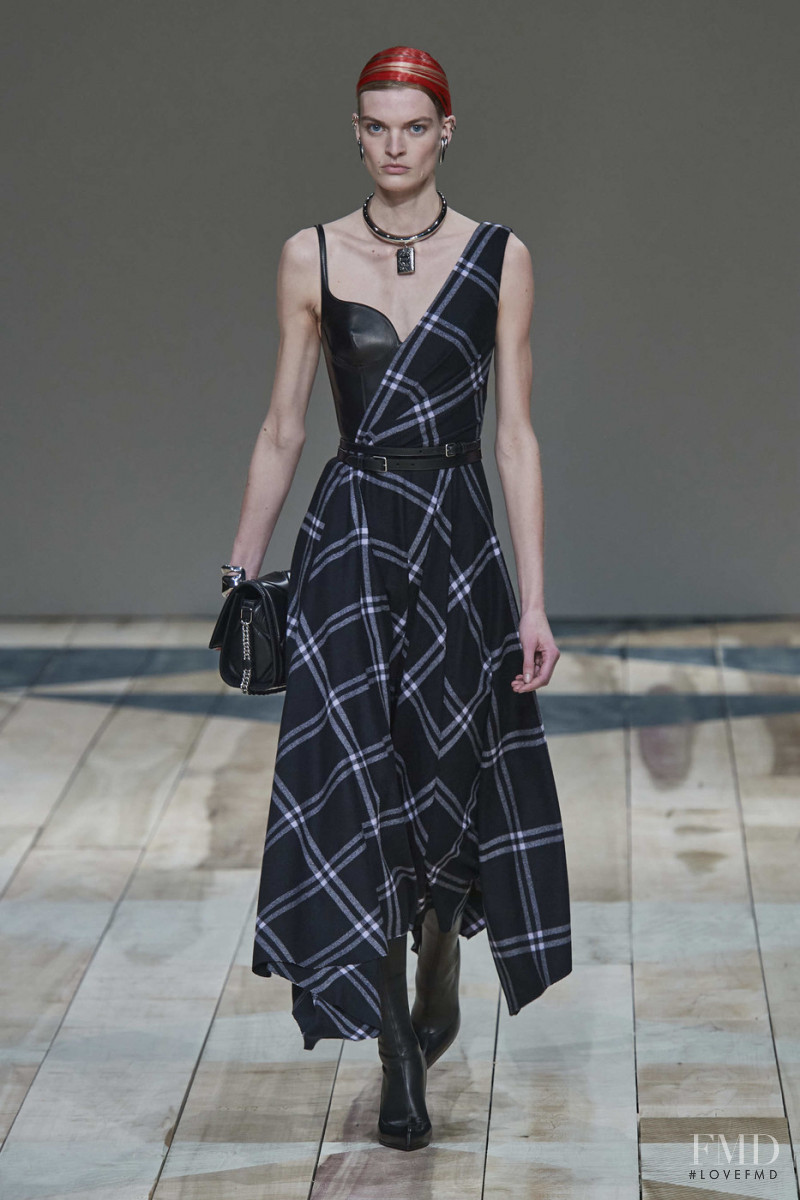 Juliane Grüner featured in  the Alexander McQueen fashion show for Autumn/Winter 2020