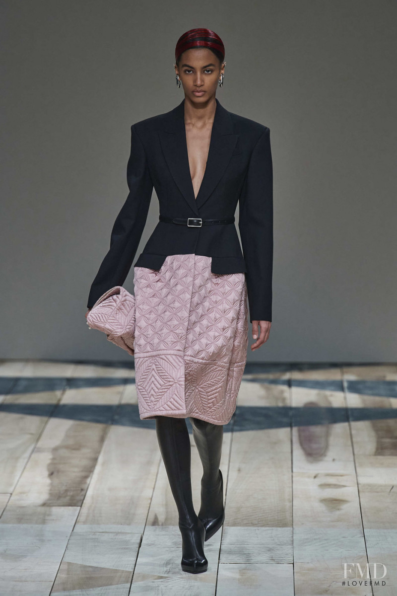 Sacha Quenby featured in  the Alexander McQueen fashion show for Autumn/Winter 2020