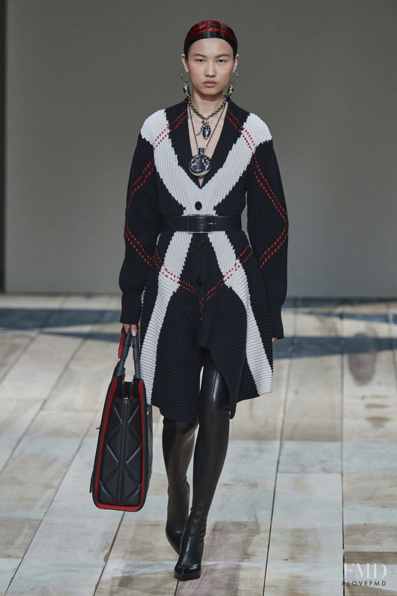 Ning Jinyi featured in  the Alexander McQueen fashion show for Autumn/Winter 2020