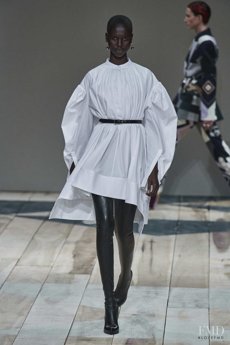 Amar Akway featured in  the Alexander McQueen fashion show for Autumn/Winter 2020
