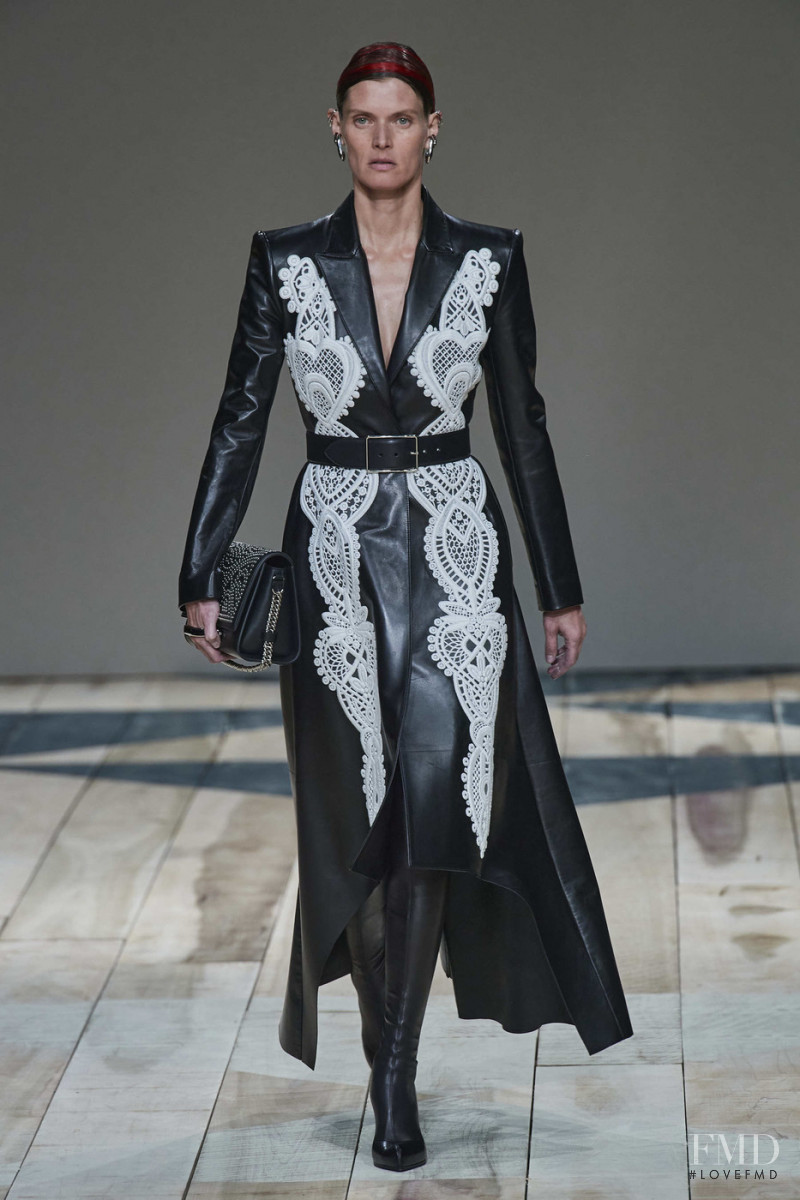 Malgosia Bela featured in  the Alexander McQueen fashion show for Autumn/Winter 2020