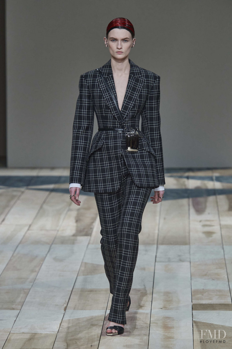 Lara Mullen featured in  the Alexander McQueen fashion show for Autumn/Winter 2020