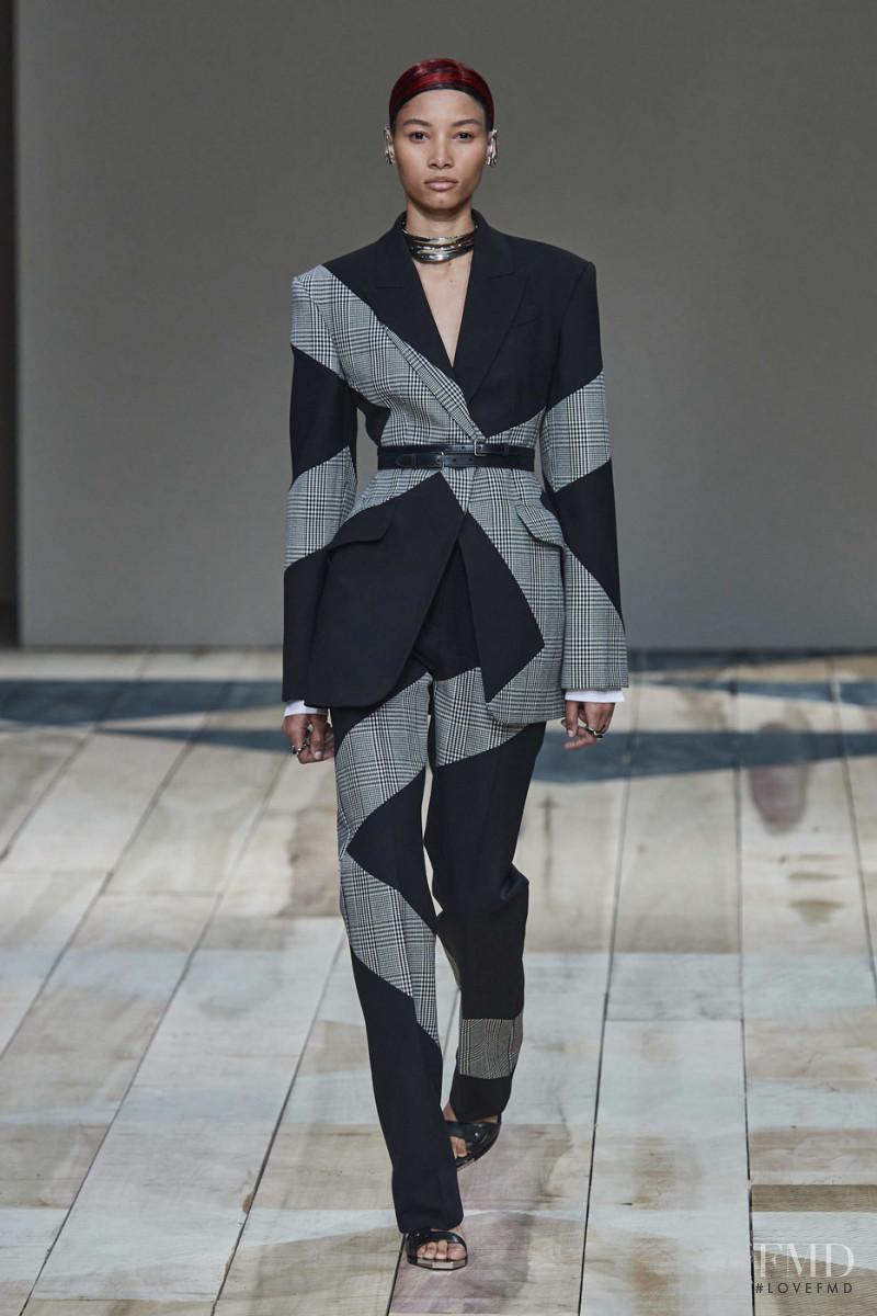 Lineisy Montero featured in  the Alexander McQueen fashion show for Autumn/Winter 2020