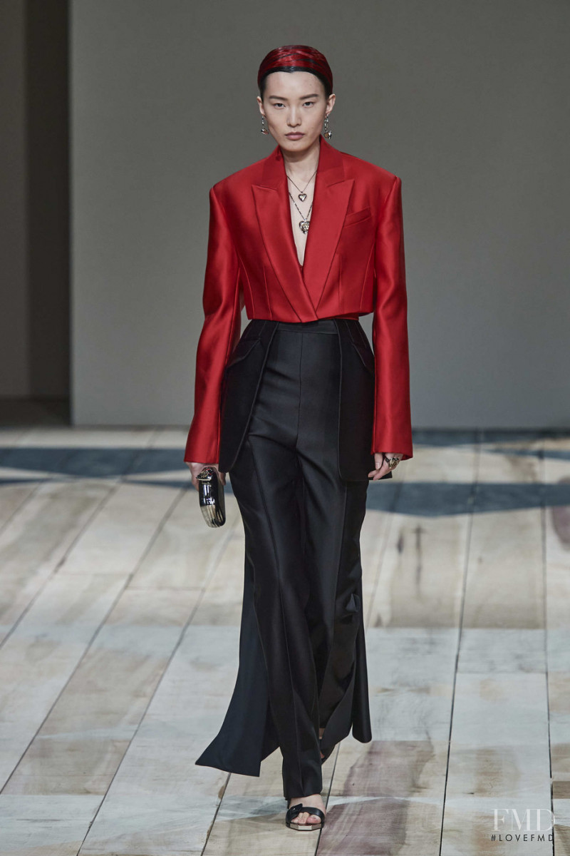 Liu Chunjie featured in  the Alexander McQueen fashion show for Autumn/Winter 2020