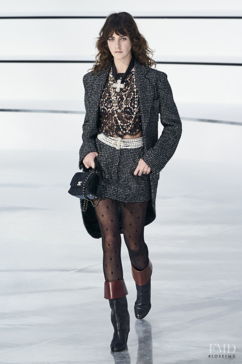 Cristina Herrmann featured in  the Chanel fashion show for Autumn/Winter 2020