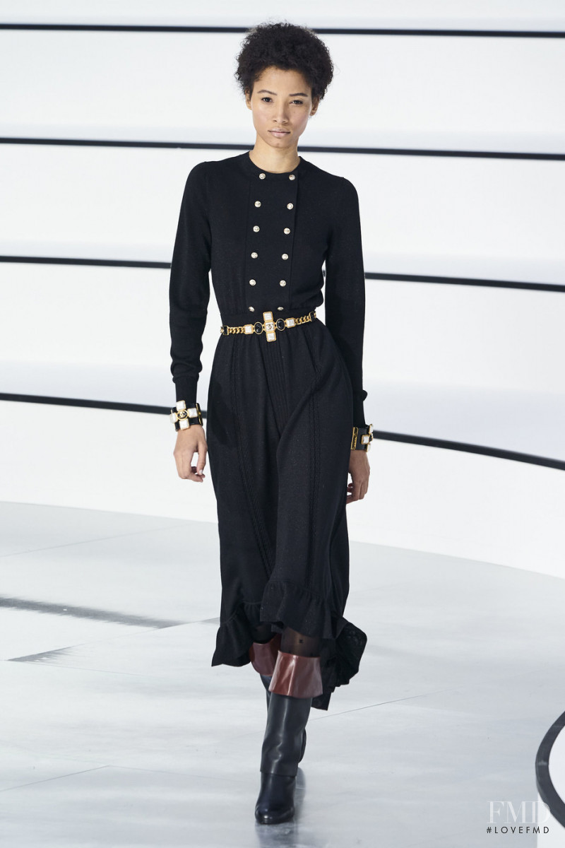 Lineisy Montero featured in  the Chanel fashion show for Autumn/Winter 2020