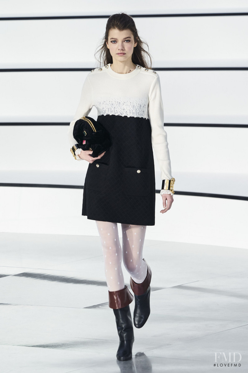 Mathilde Henning featured in  the Chanel fashion show for Autumn/Winter 2020