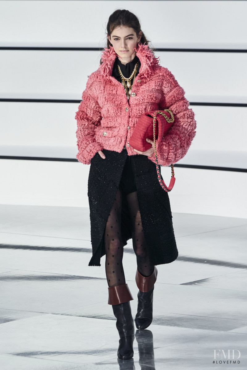 Alberte Mortensen featured in  the Chanel fashion show for Autumn/Winter 2020