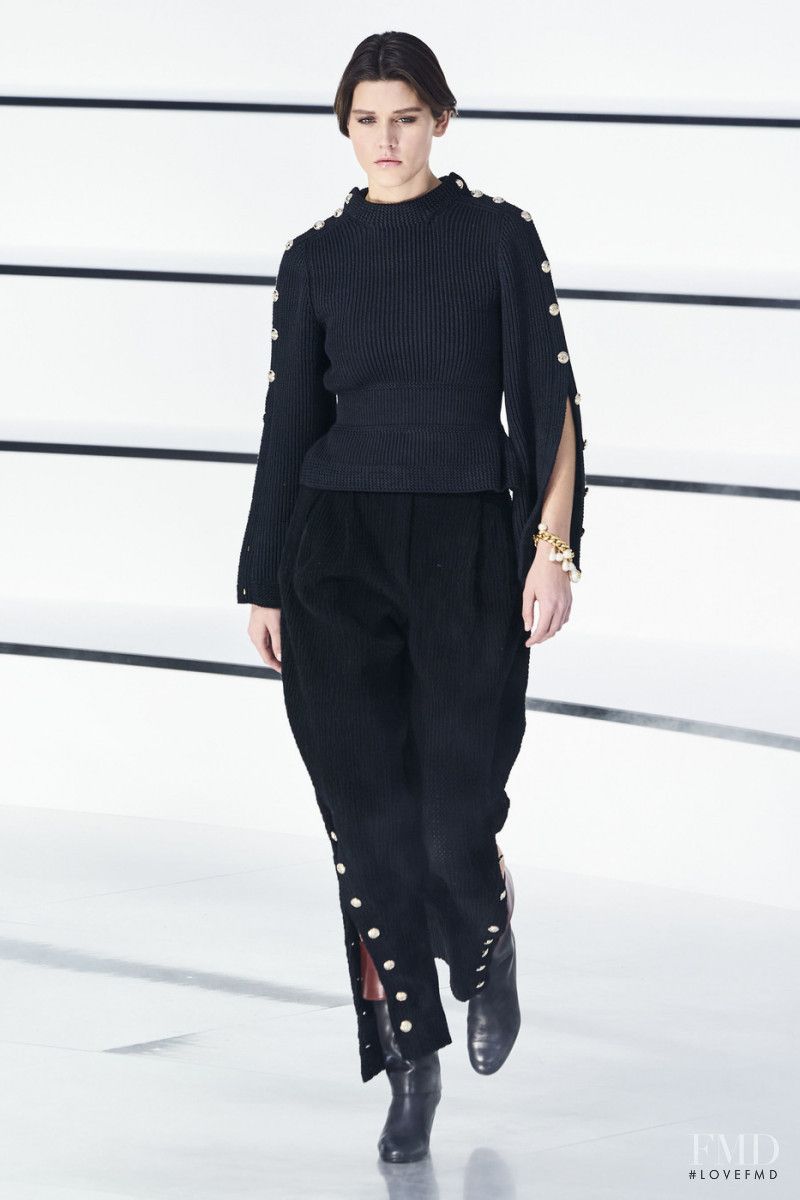 Vivienne Rohner featured in  the Chanel fashion show for Autumn/Winter 2020