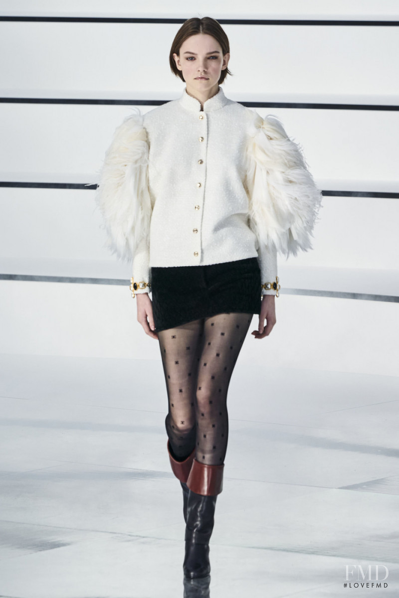 Valeria Chenskaya featured in  the Chanel fashion show for Autumn/Winter 2020