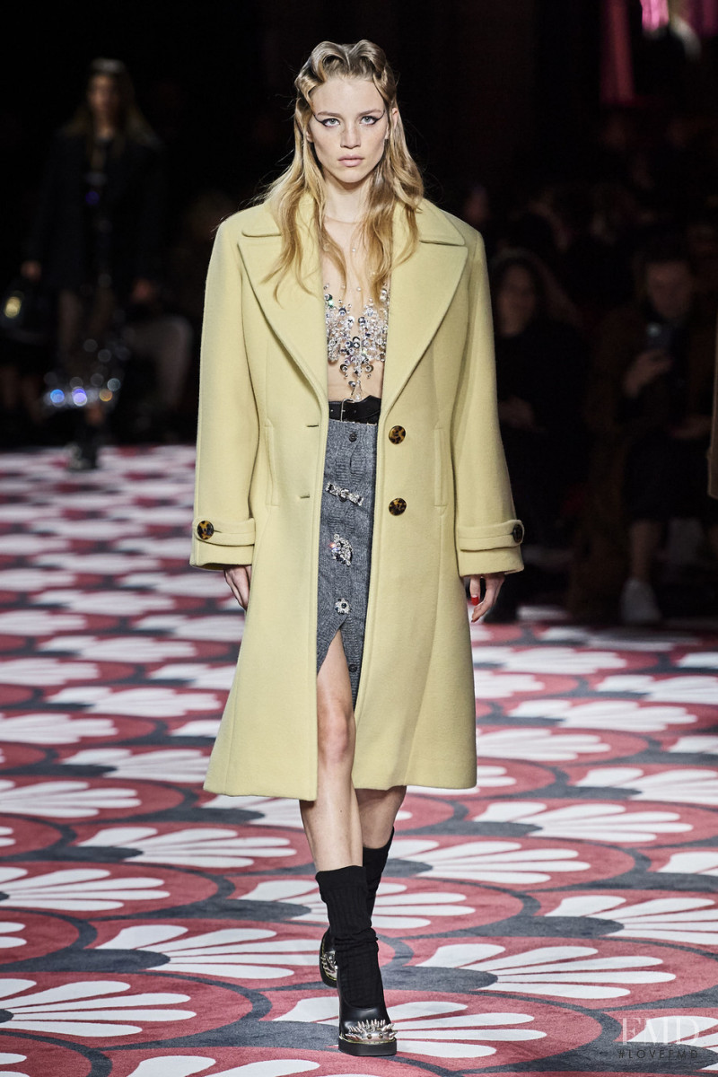 Rebecca Leigh Longendyke featured in  the Miu Miu fashion show for Autumn/Winter 2020