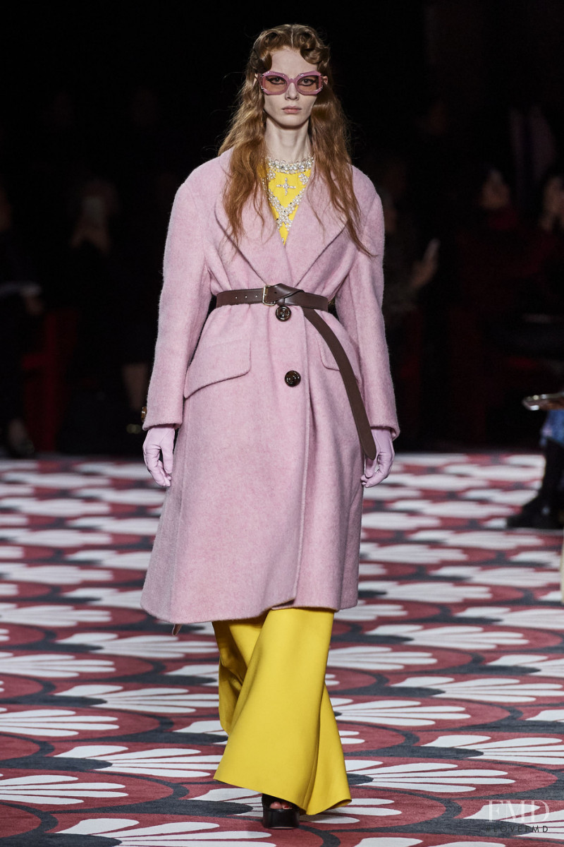 Alyda Grace Carder featured in  the Miu Miu fashion show for Autumn/Winter 2020