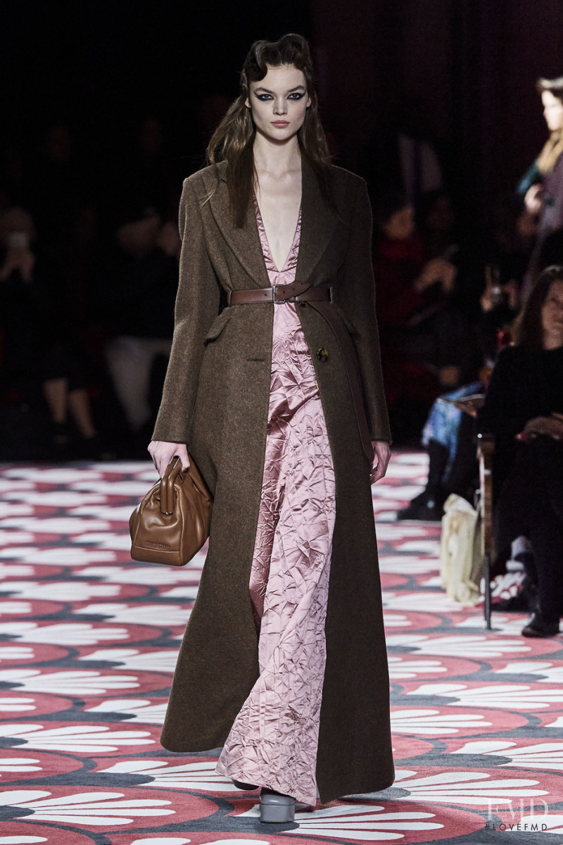 Shayna McNeill featured in  the Miu Miu fashion show for Autumn/Winter 2020