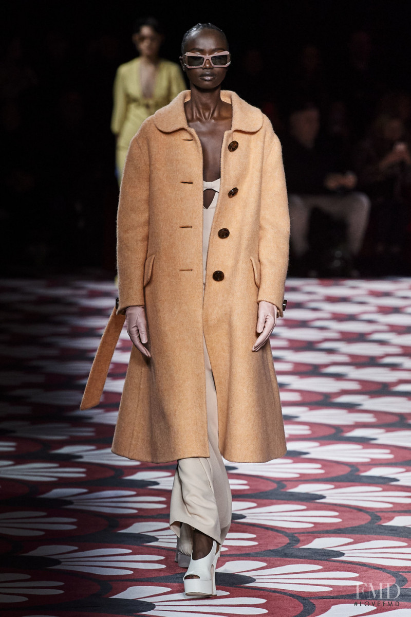 Agi Akur featured in  the Miu Miu fashion show for Autumn/Winter 2020