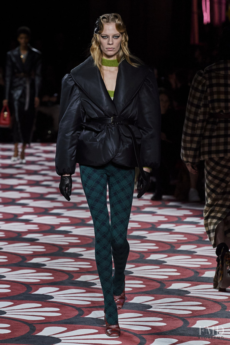 Lexi Boling featured in  the Miu Miu fashion show for Autumn/Winter 2020
