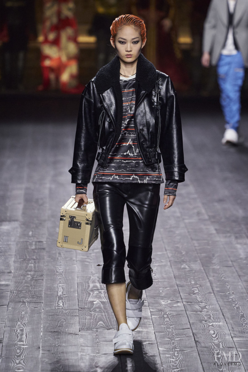 Hyun Ji Shin featured in  the Louis Vuitton fashion show for Autumn/Winter 2020