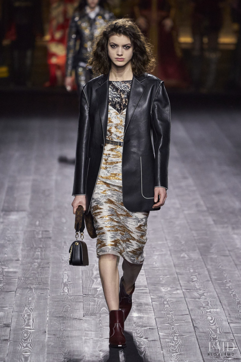 Aurore Franche featured in  the Louis Vuitton fashion show for Autumn/Winter 2020