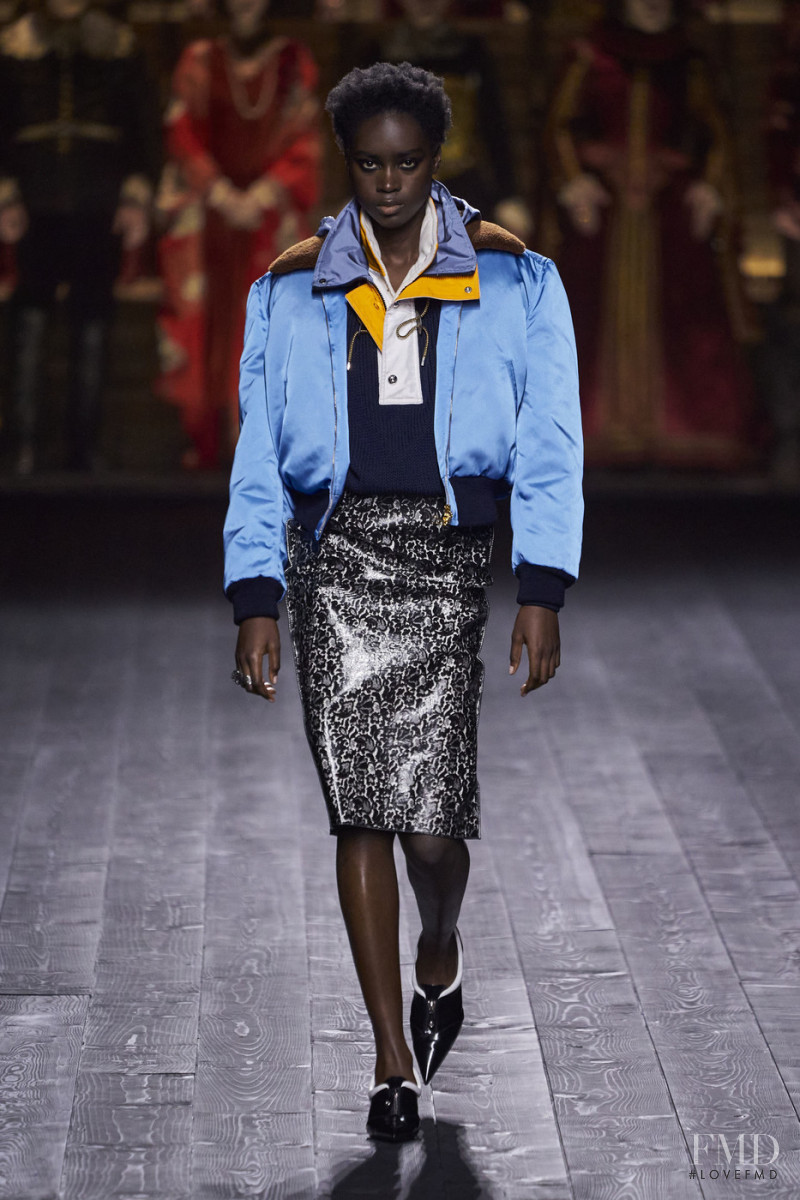 Tomiwa Mareyann featured in  the Louis Vuitton fashion show for Autumn/Winter 2020