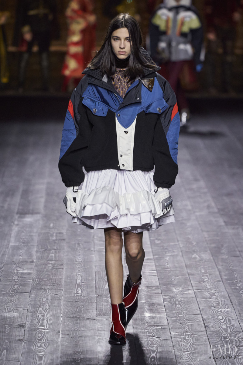 Loli Bahia featured in  the Louis Vuitton fashion show for Autumn/Winter 2020
