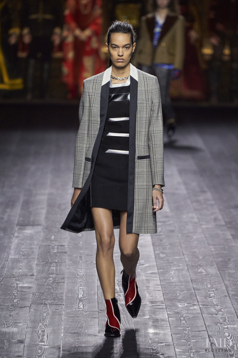 Grace Valentine featured in  the Louis Vuitton fashion show for Autumn/Winter 2020
