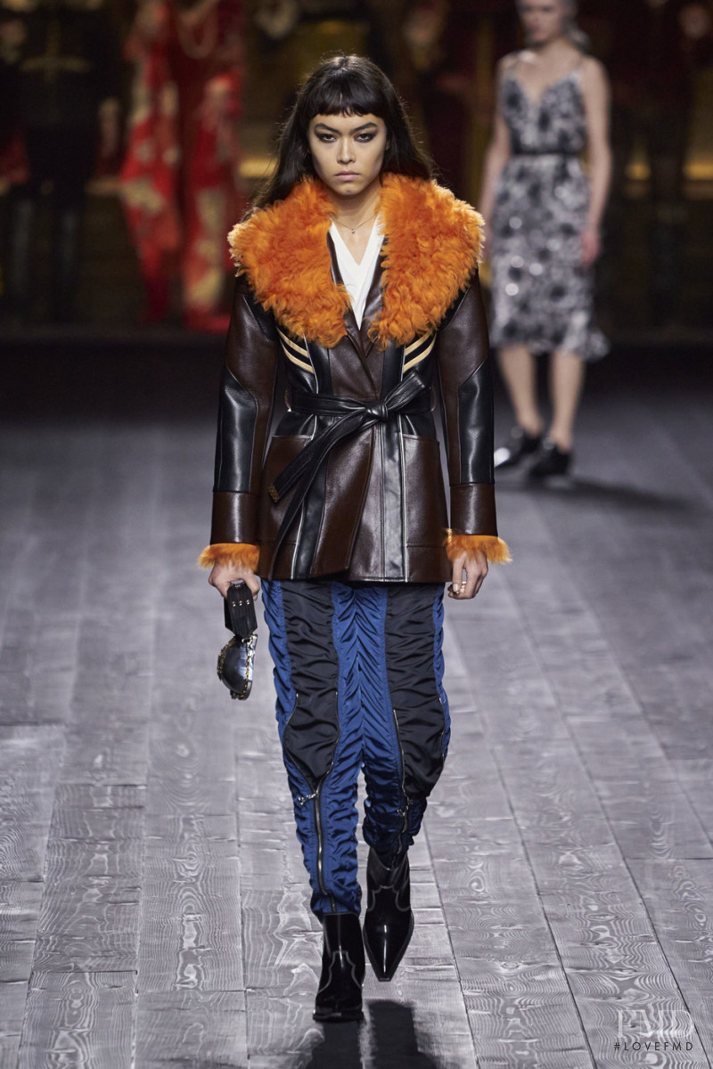 Maryel Uchida featured in  the Louis Vuitton fashion show for Autumn/Winter 2020